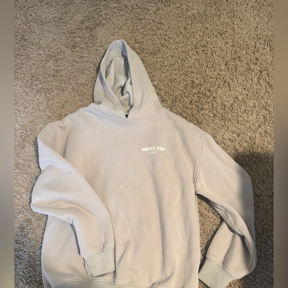 White fox Offstage Hoodie Moon S/M